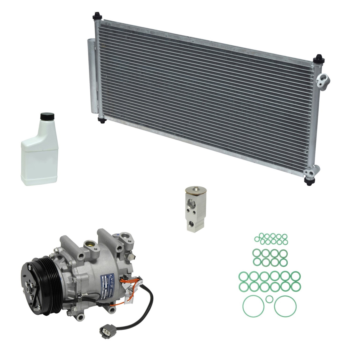 KT4107A Air Conditioners Compressor & Component Kit for 2007-2008 Honda Fit