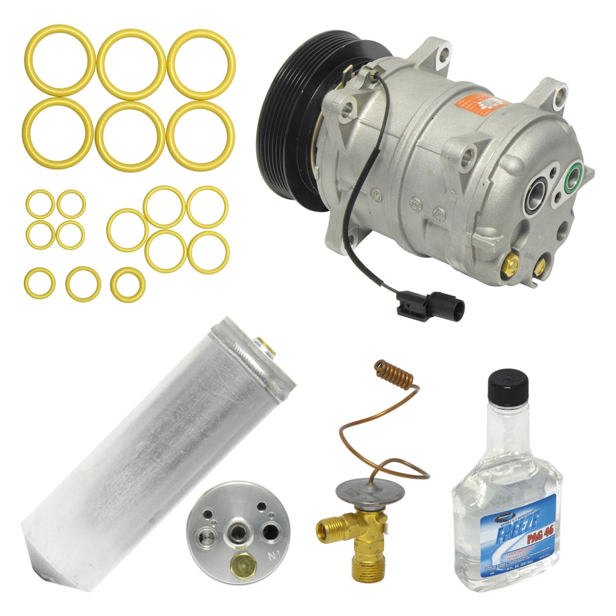KT1935 Air Conditioners Compressor & Component Kit for 2000 Volvo S40