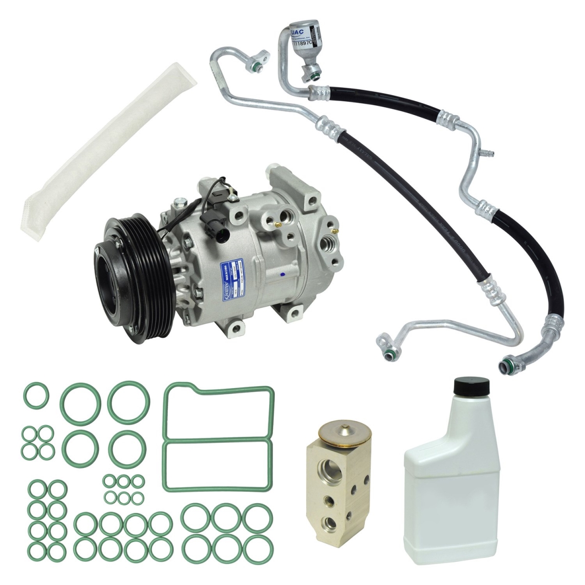 KT2893 Air Conditioners Compressor & Component Kit for 2007-2008 Kia Rondo