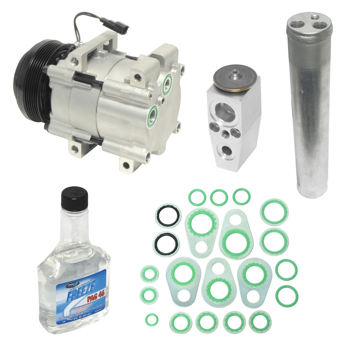KT2197 Air Conditioners Compressor & Component Kit for 2010-2010 Ford Mustang Base