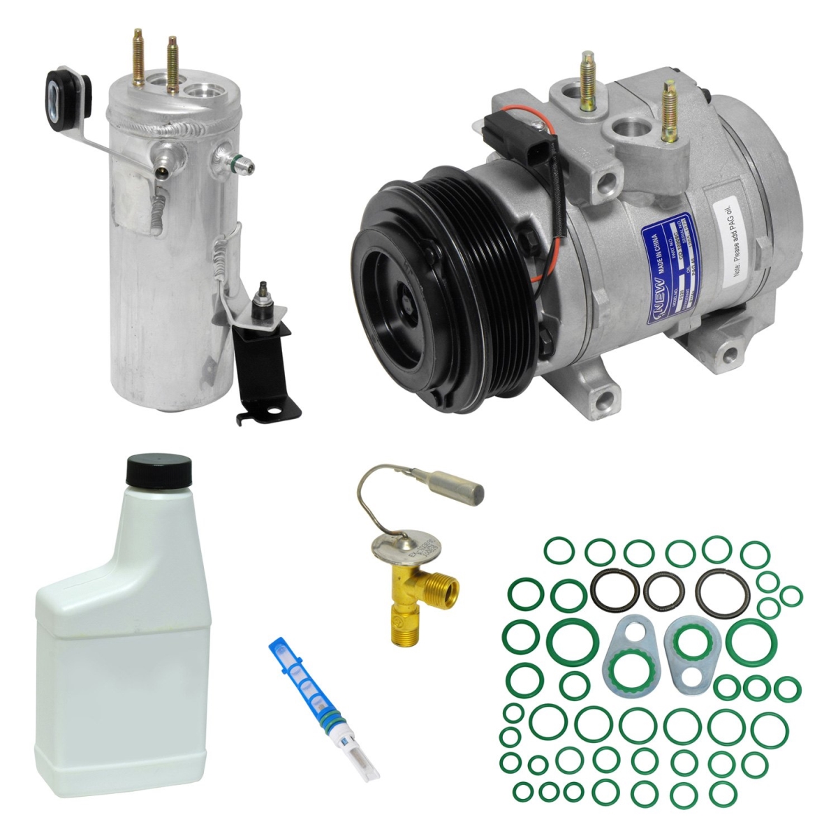 KT2095 Air Conditioners Compressor & Component Kit for 2008-2010 Ford Explorer