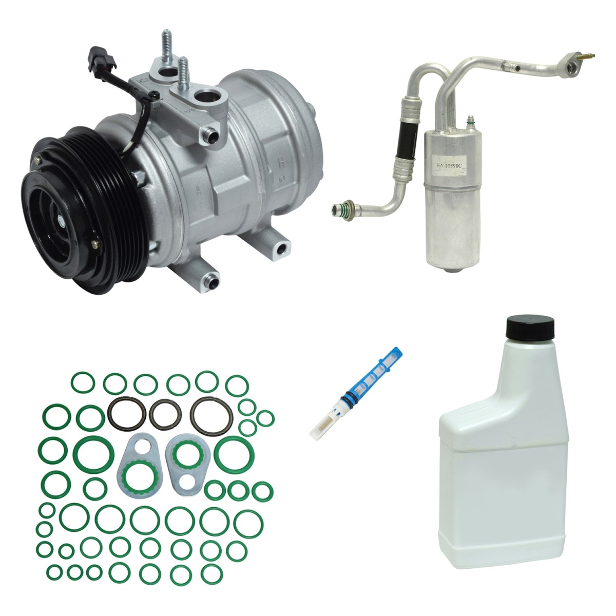 KT2074 Air Conditioners Compressor & Component Kit for 2008-2009 Ford F-350