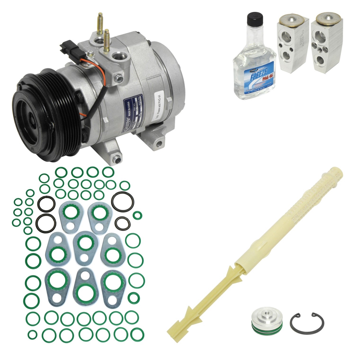 KT2071 Air Conditioners Compressor & Component Kit for 2009-2013 Lincoln Navigator L
