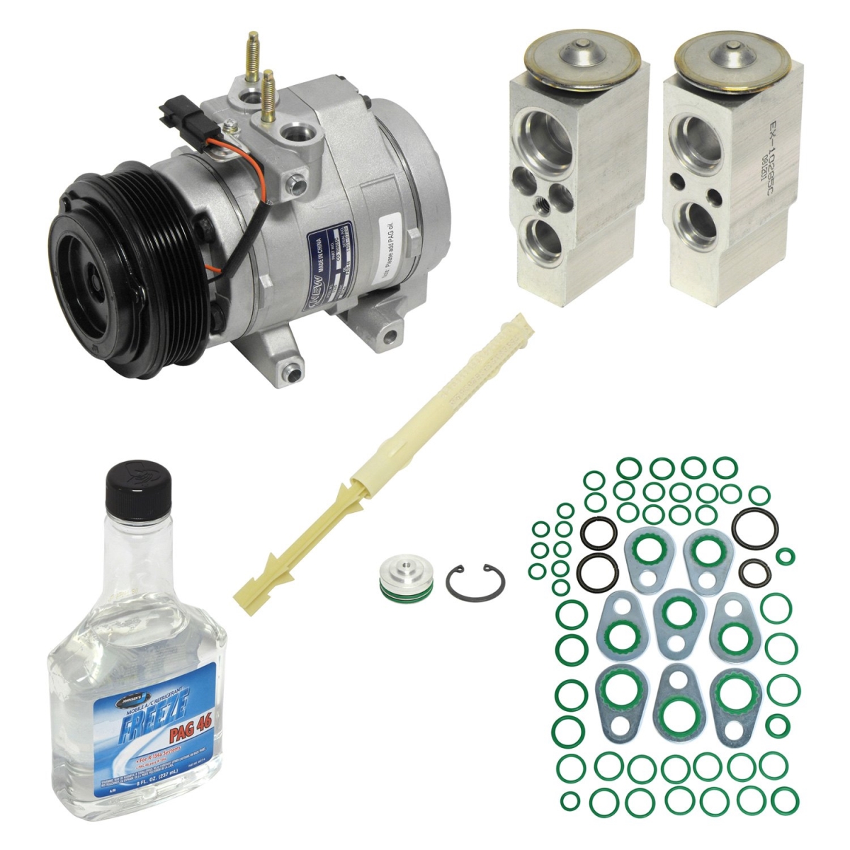 KT2078 Air Conditioners Compressor & Component Kit for 2007-2008 Ford Expedition