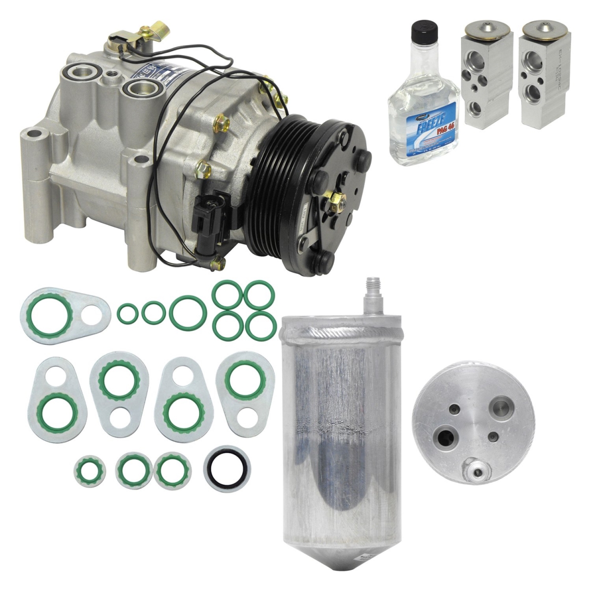 KT2028 Air Conditioners Compressor & Component Kit for 2008 Ford Escape