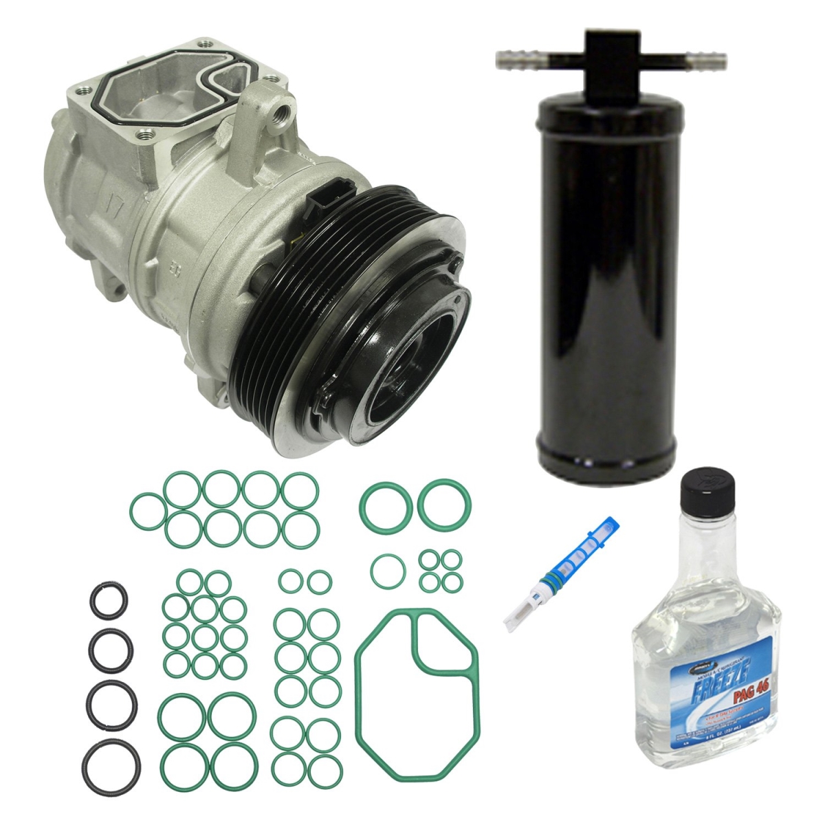 KT3985 Air Conditioners Compressor & Component Kit for 1989-1990 Ford Country Squire