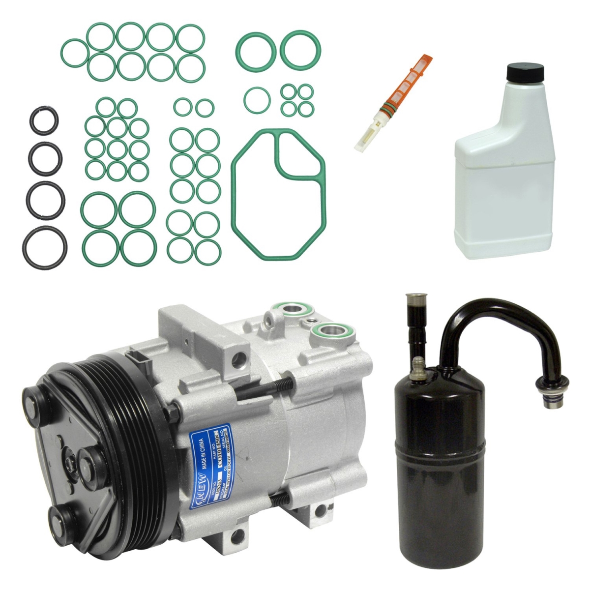 KT1518 Air Conditioners Compressor & Component Kit for 1995 Ford Contour