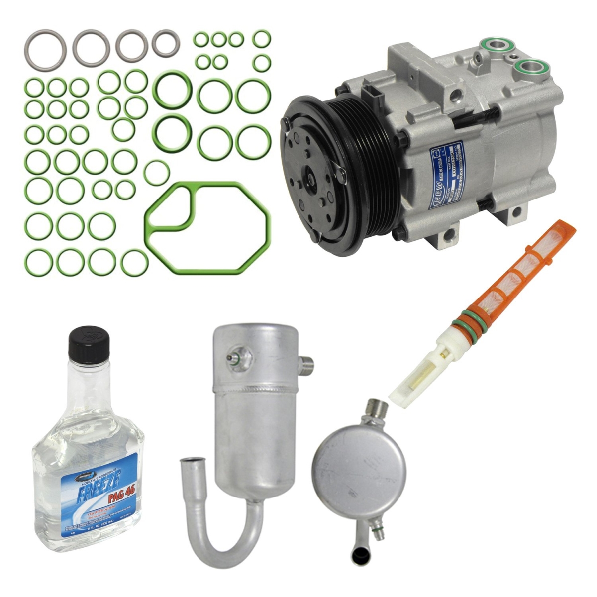 KT1319 Air Conditioners Compressor & Component Kit for 1993 Ford Crown Victoria