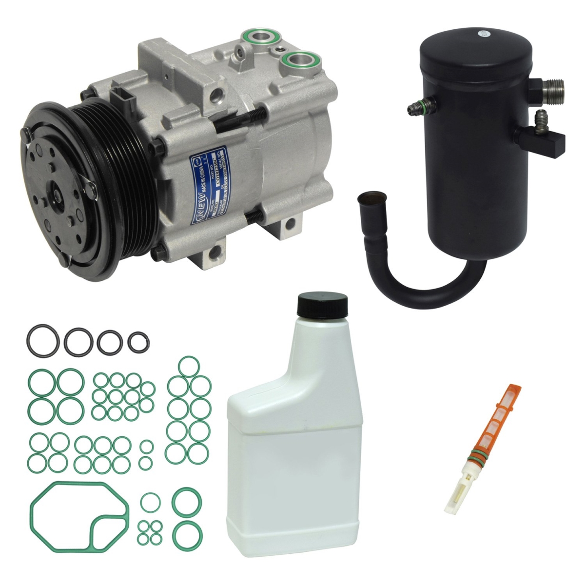 KT1320 Air Conditioners Compressor & Component Kit for 1992 Ford Crown Victoria