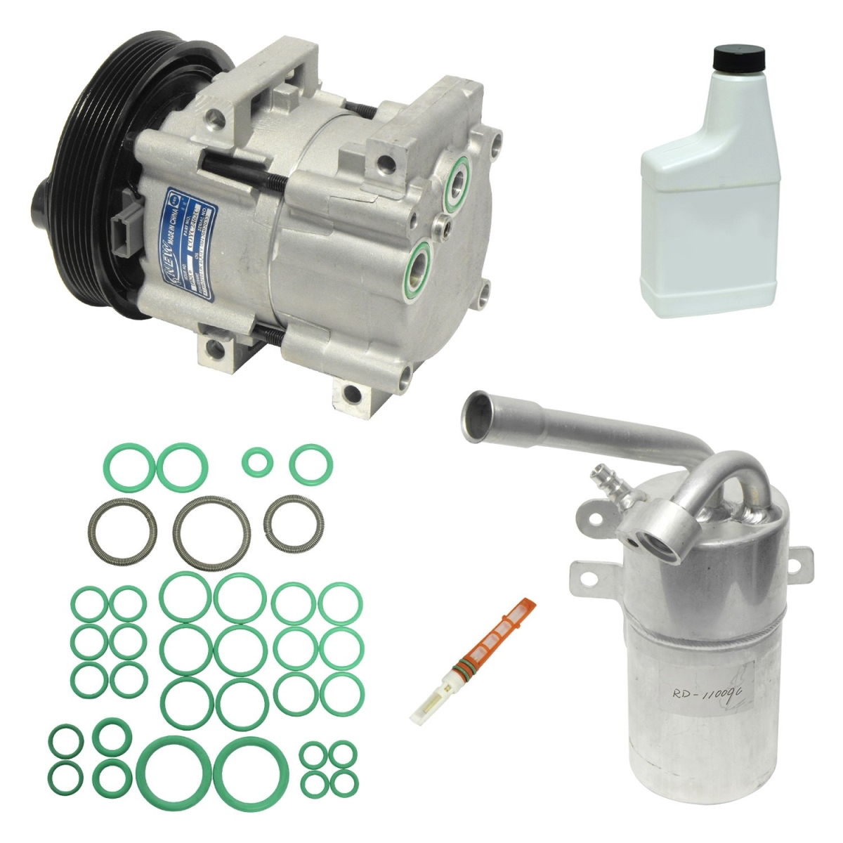 KT1600 Air Conditioners Compressor & Component Kit for 2000-2002 Ford Focus