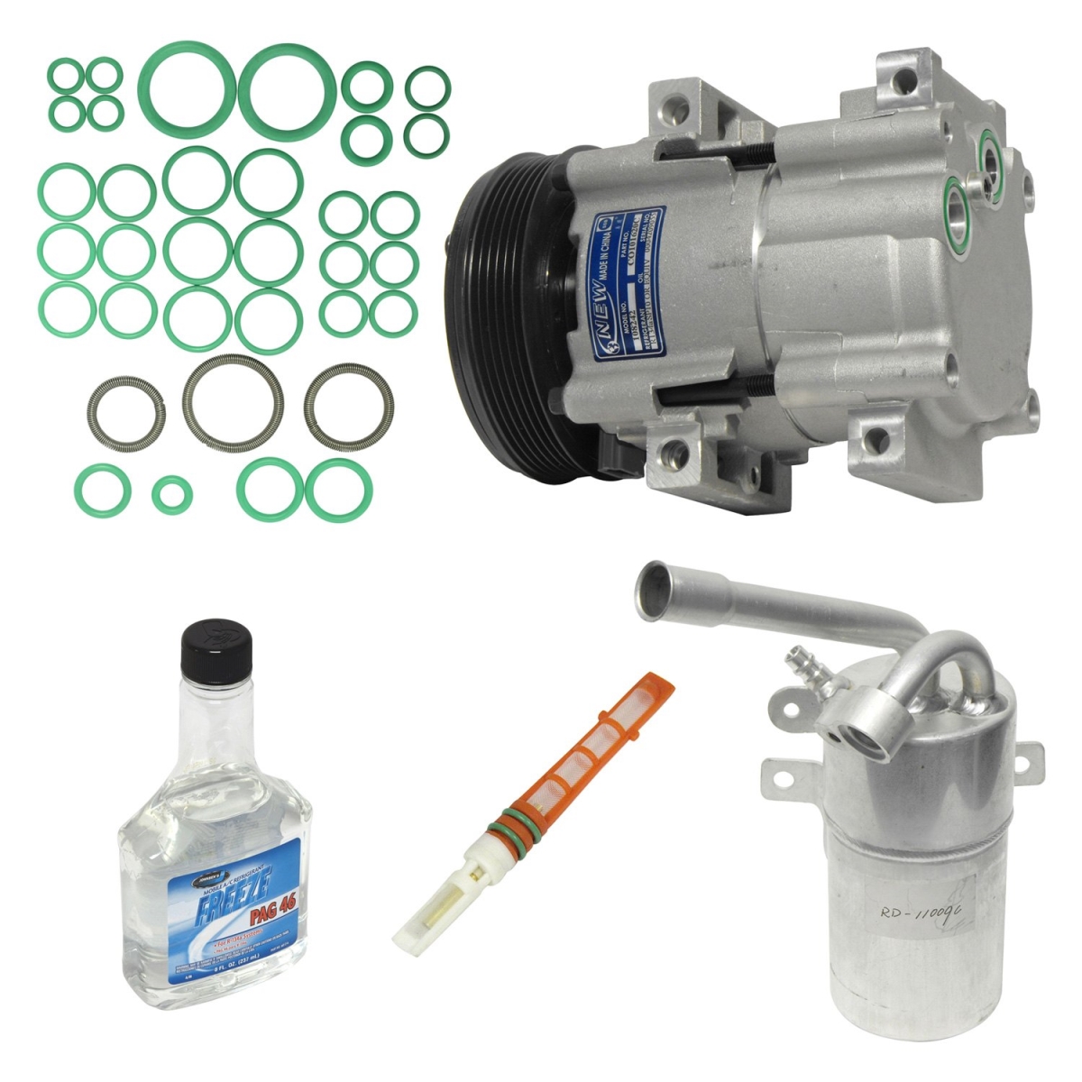 KT1617 Air Conditioners Compressor & Component Kit for 2003 Ford Focus
