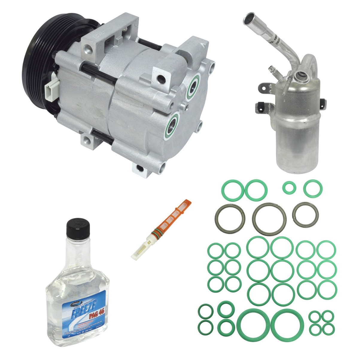 KT1605 Air Conditioners Compressor & Component Kit for 2003 Ford Focus