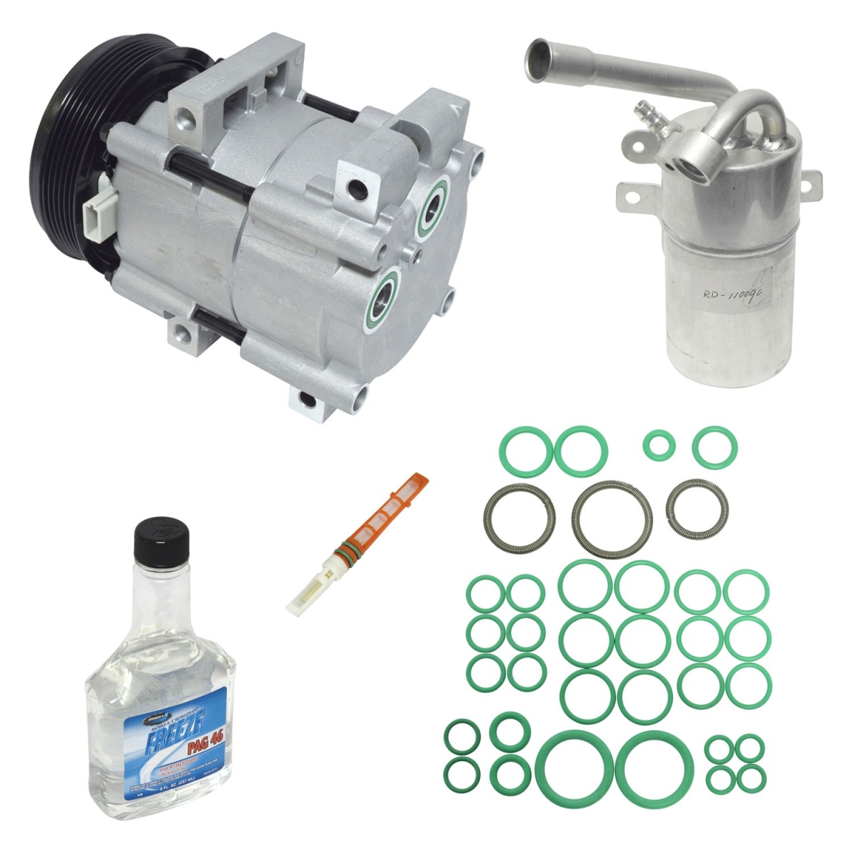 KT1606 Air Conditioners Compressor & Component Kit for 2003 Ford Focus