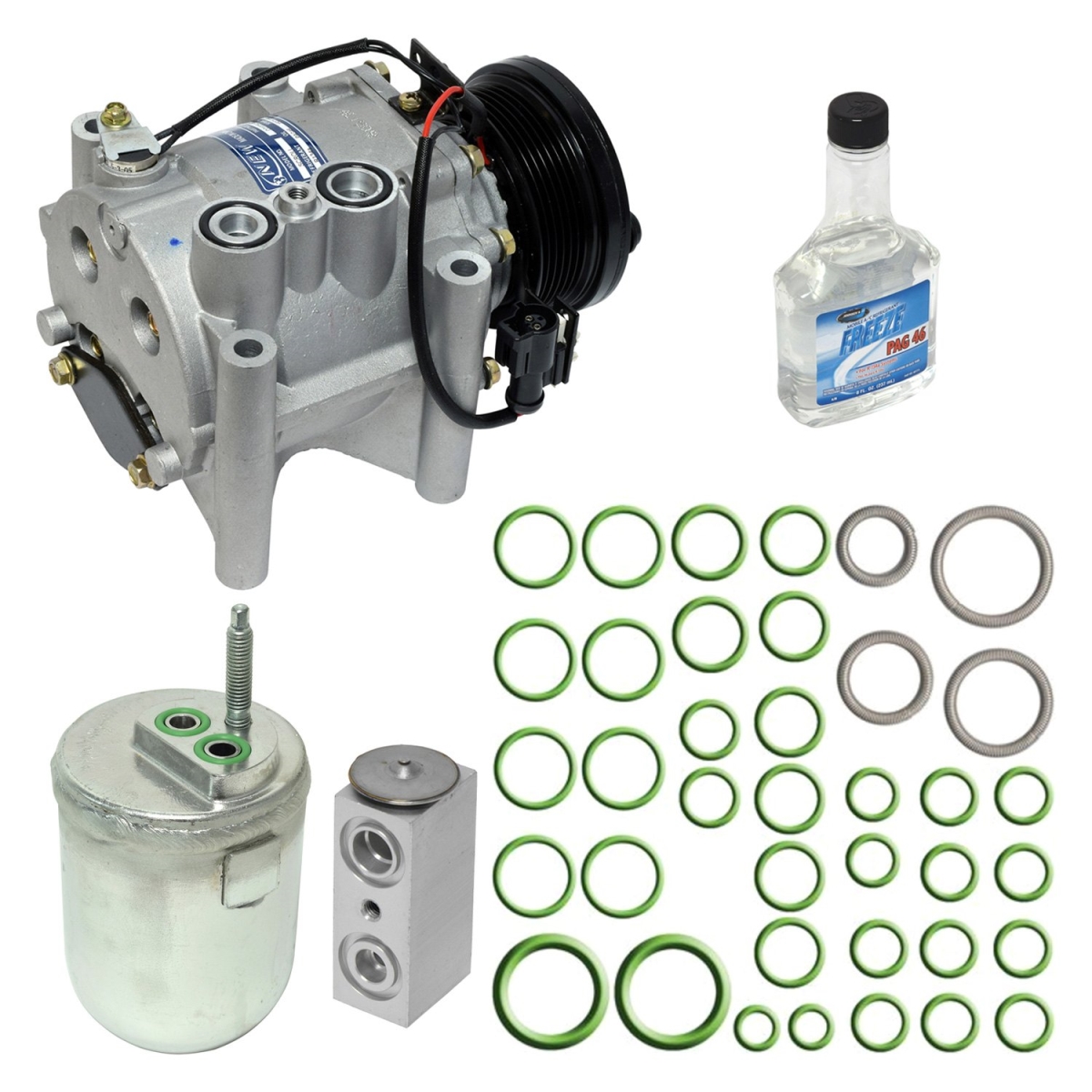 KT1005 Air Conditioners Compressor & Component Kit for 2000-2002 Jaguar S-Type