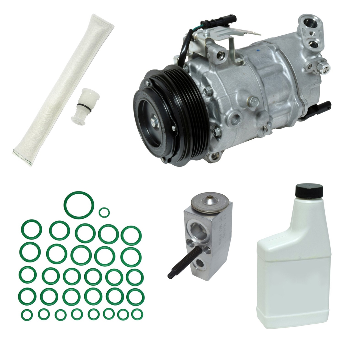 KT1369 Air Conditioners Compressor & Component Kit for 2013-2015 Cadillac ATS