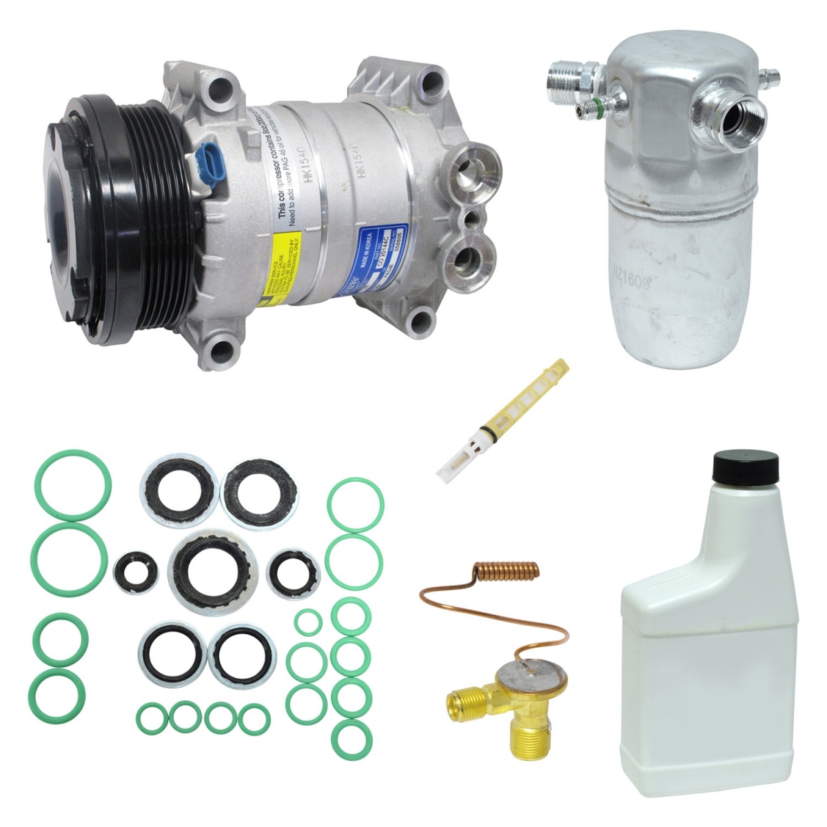 KT1338 Air Conditioners Compressor & Component Kit for 2002-2005 Chevrolet Astro