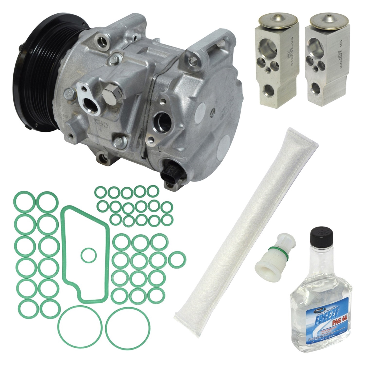 KT1325 Air Conditioners Compressor & Component Kit for 2009-2013 Toyota Highlander