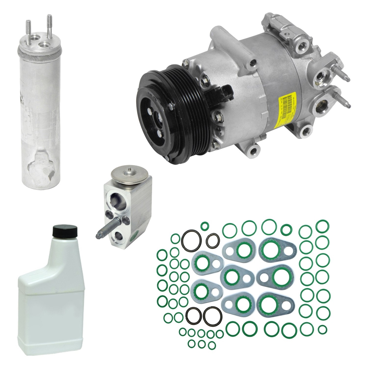 KT1262 Air Conditioners Compressor & Component Kit for 2014 Ford Fiesta