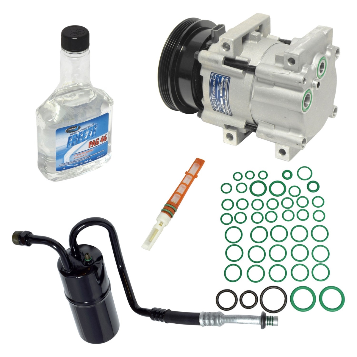 KT1591 Air Conditioners Compressor & Component Kit for 1999-2002 Mercury Villager