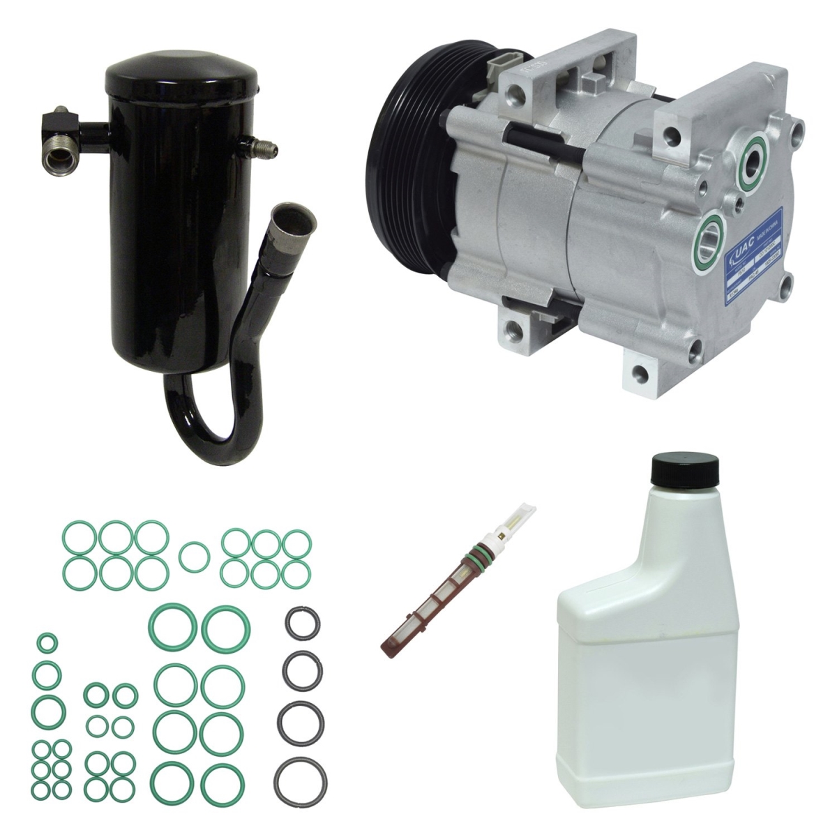 KT1275 Air Conditioners Compressor & Component Kit for 1992-1993 Ford Bronco