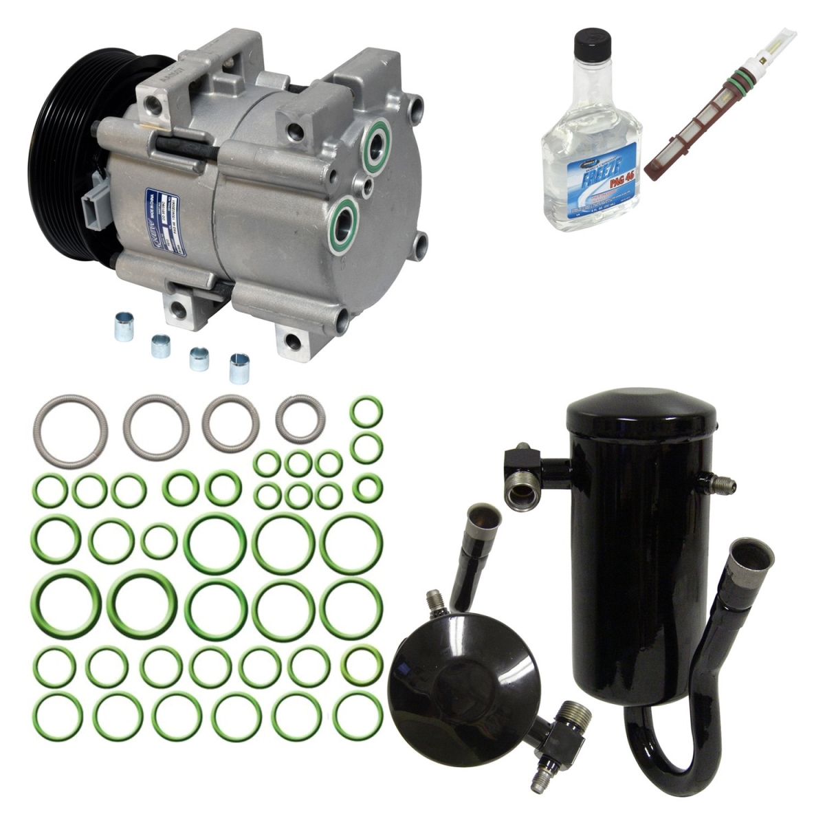 KT4127 Air Conditioners Compressor & Component Kit for 1993 Ford F-250