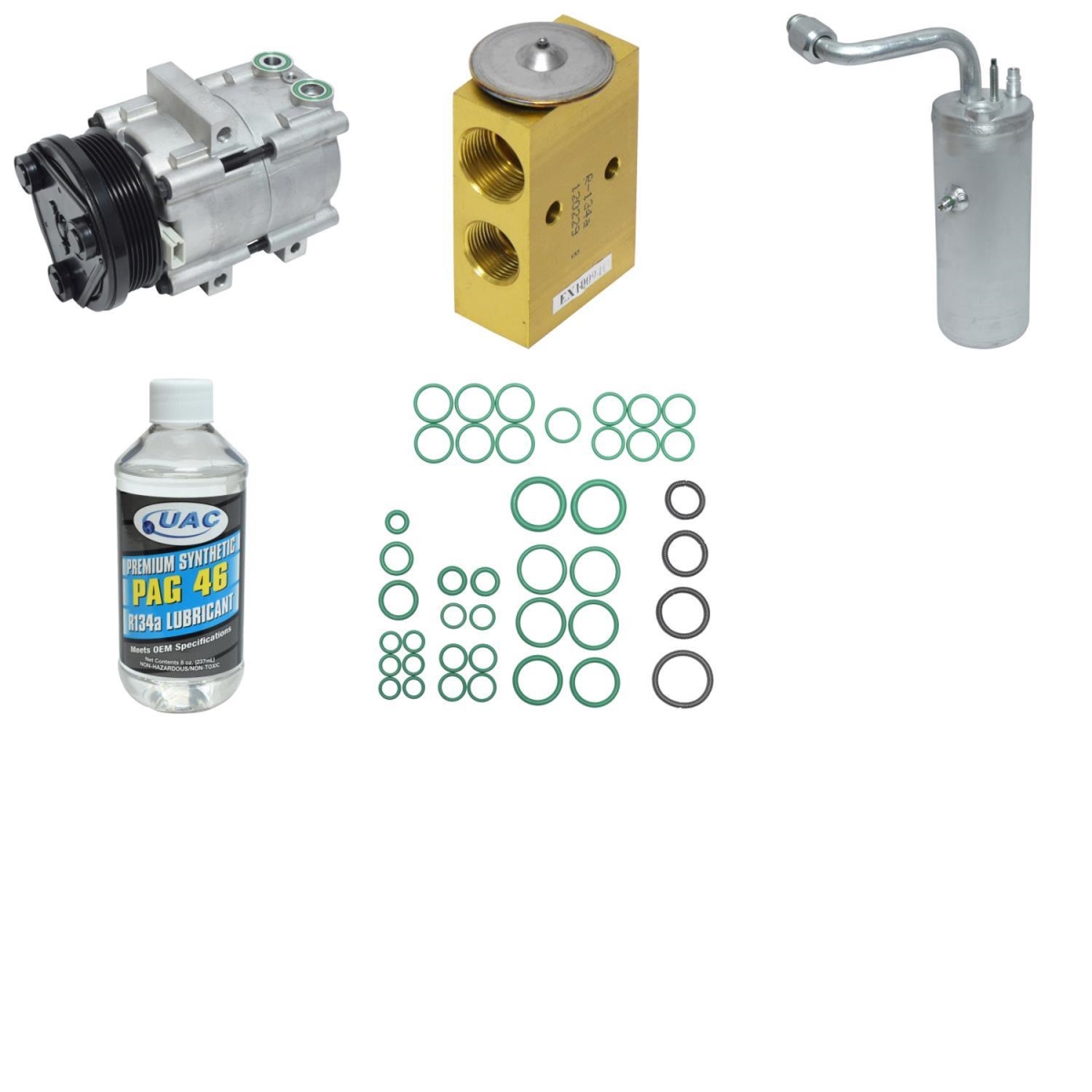 KT1549 Compressor & Component Kit for 1997-2001 Ford E150 Econoline