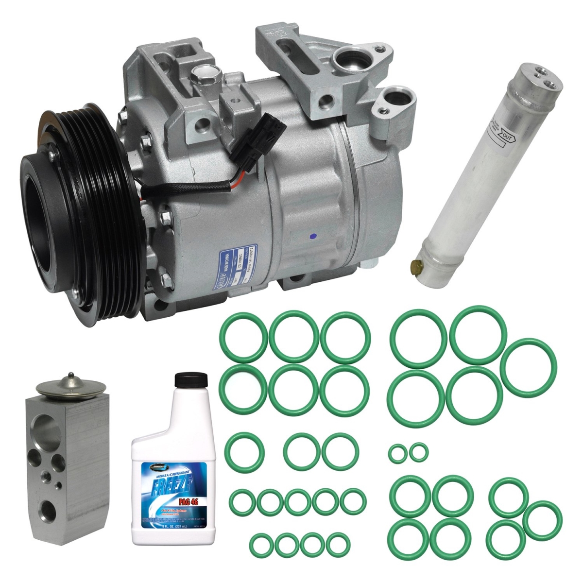 KT1356 Air Conditioners Compressor & Component Kit for 2007-2012 Nissan Sentra