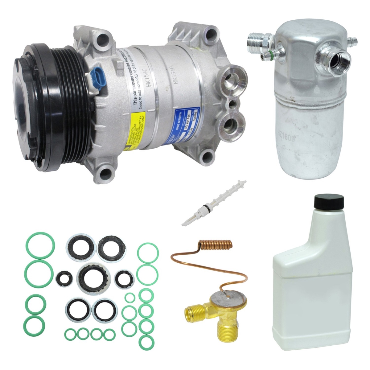 KT1337 Air Conditioners Compressor & Component Kit for 1996-2001 Chevrolet Astro