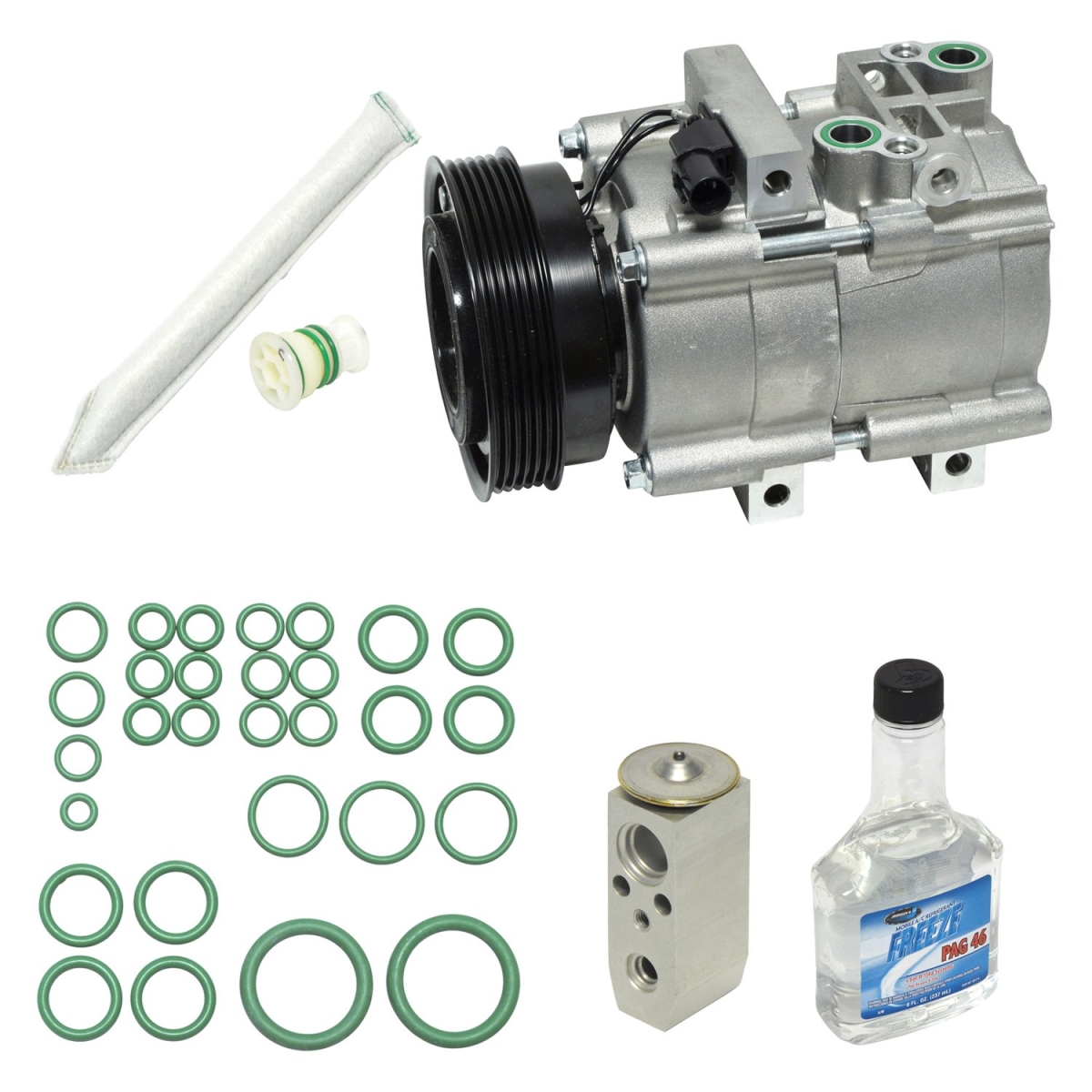 KT1353 Air Conditioners Compressor & Component Kit for 2009 Kia Sorento