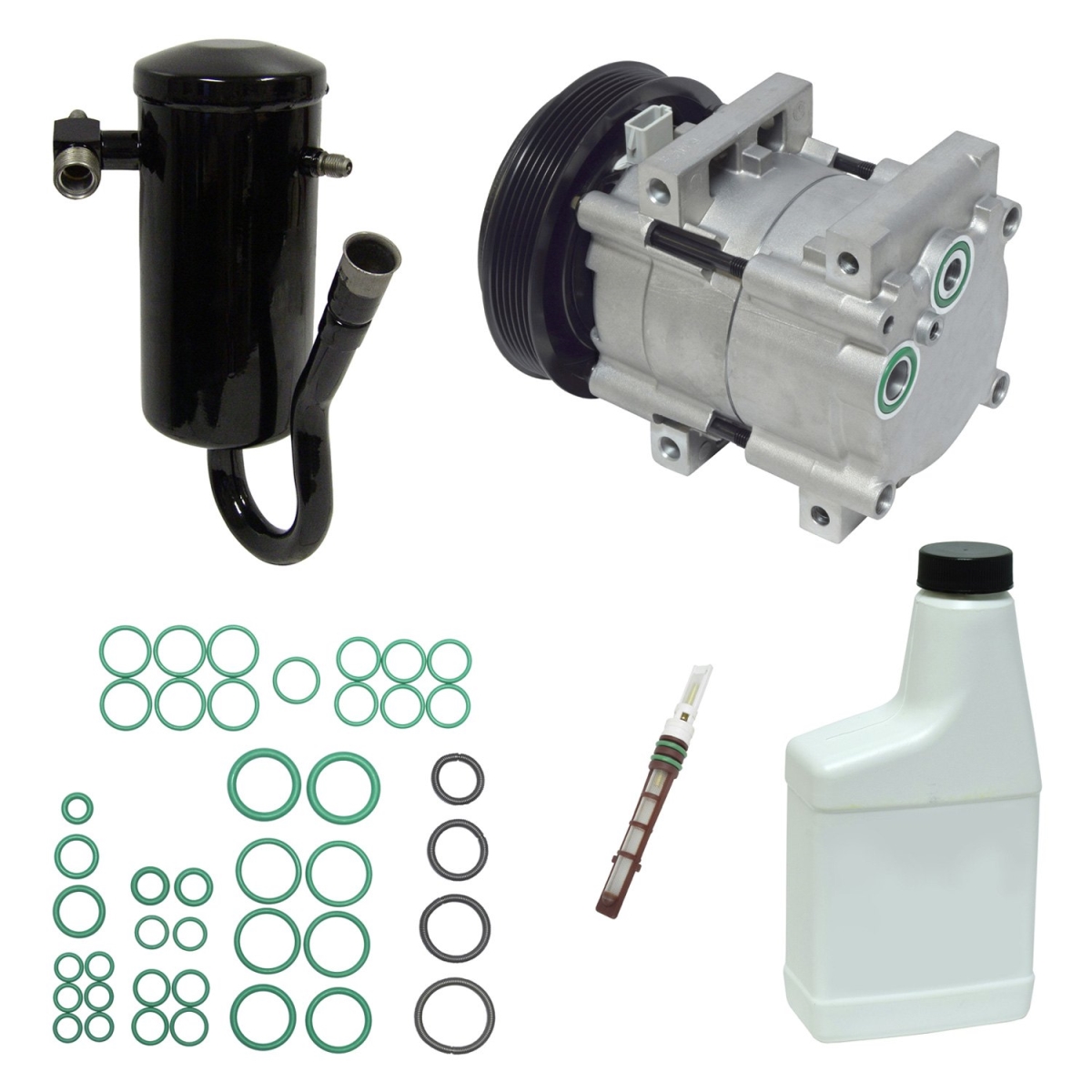 KT1306 Air Conditioners Compressor & Component Kit for 1990-1992 Ford Bronco