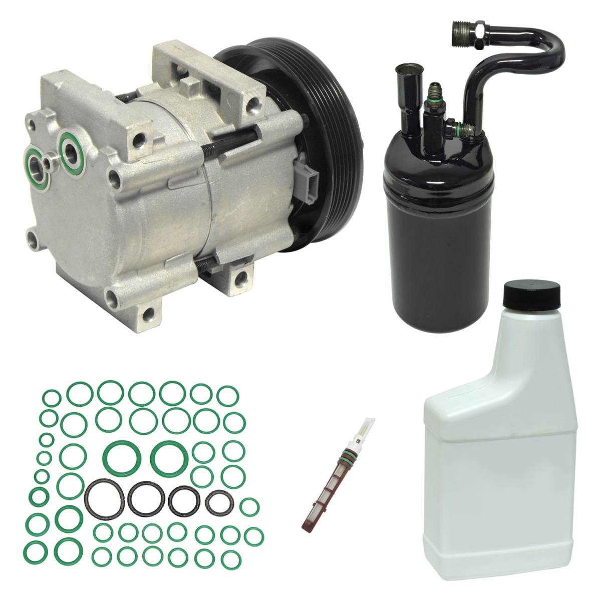 KT1383 Air Conditioners Compressor & Component Kit for 1991-1992 Ford Ranger