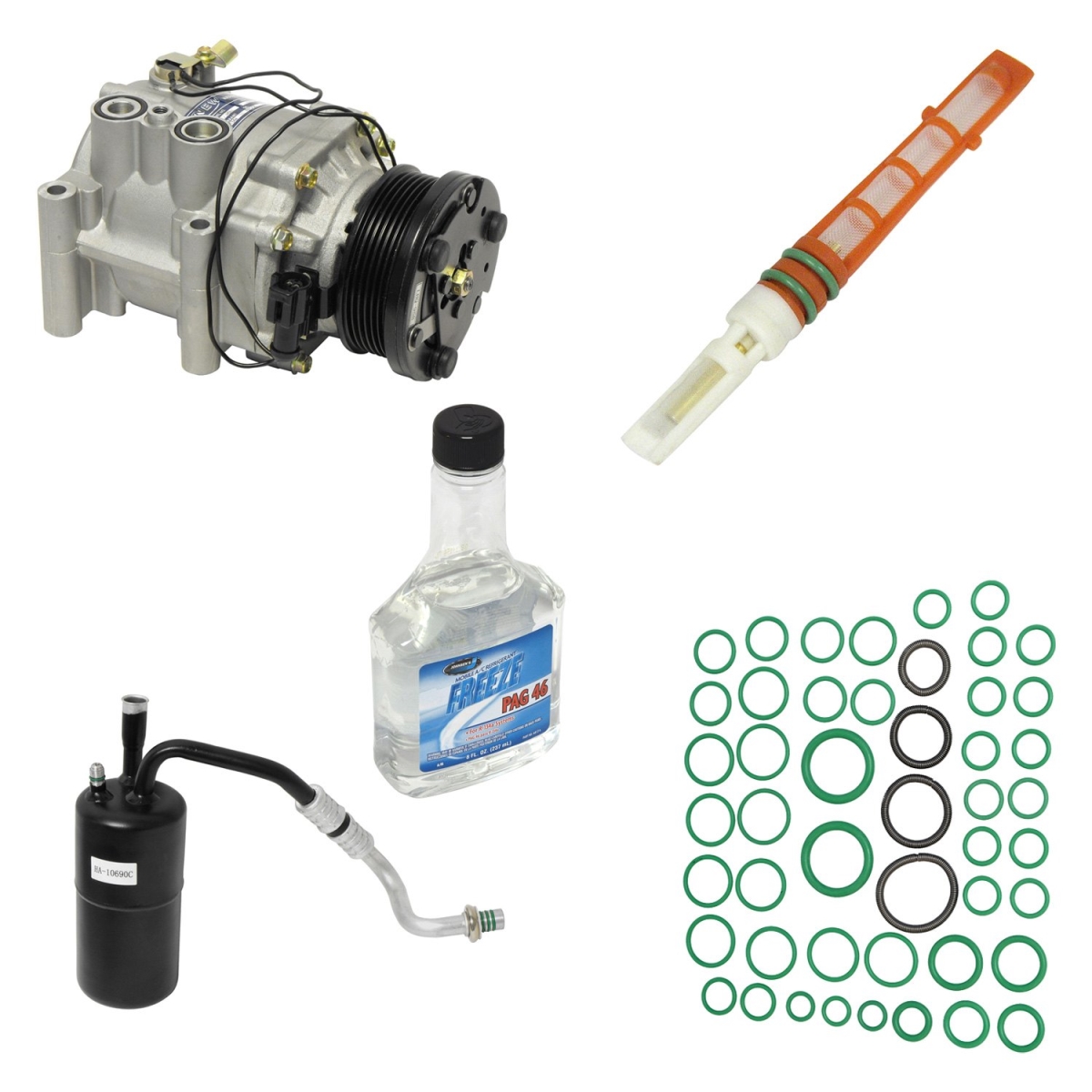 KT2030 Air Conditioners Compressor & Component Kit for 2005-2007 Ford Escape