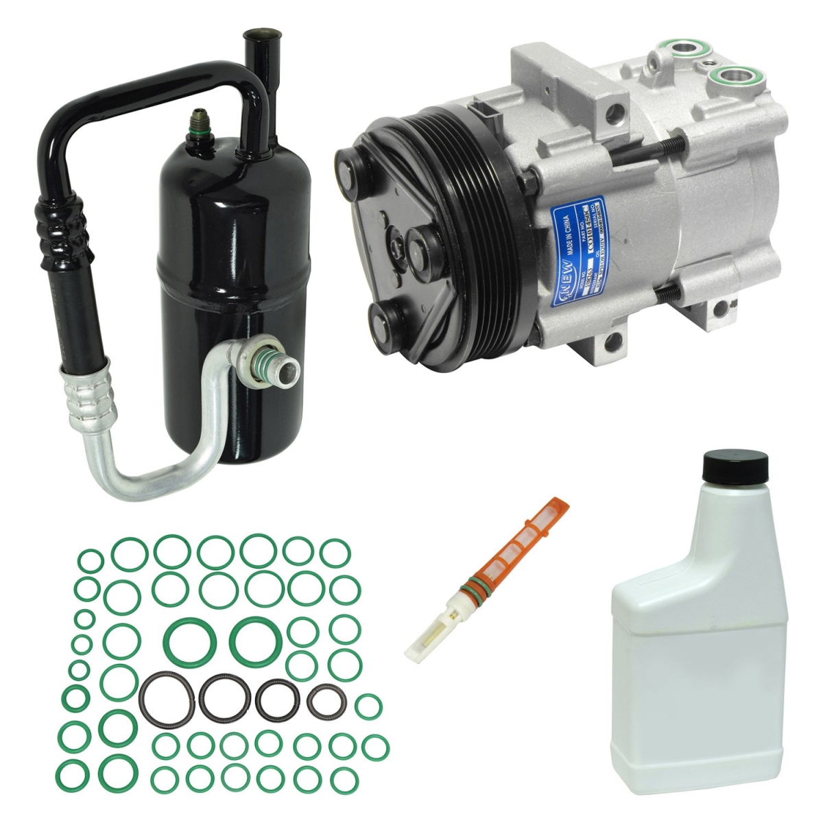 KT1523 Air Conditioners Compressor & Component Kit for 2004 Ford Escape