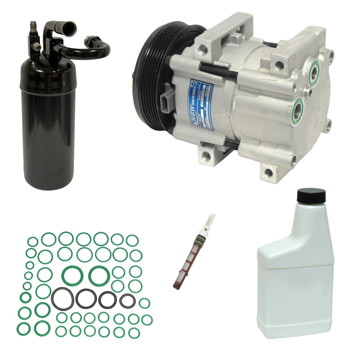 KT1438 Air Conditioners Compressor & Component Kit for 1991-1992 Ford Explorer