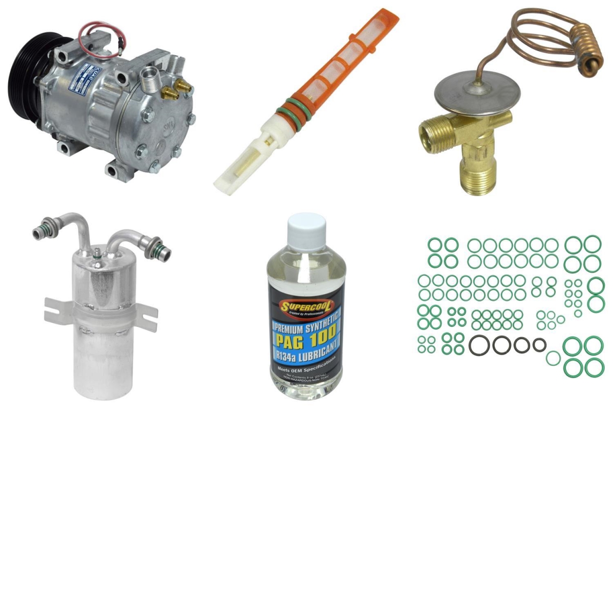 KT4298 Compressor & Component Kit for 1988-1991 Ford E150 Econoline Club Wagon