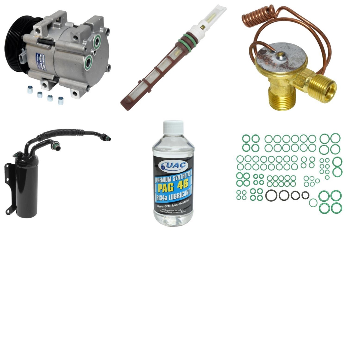 KT4123 Compressor & Component Kit for 1997 Ford E350 Econoline Club Wagon