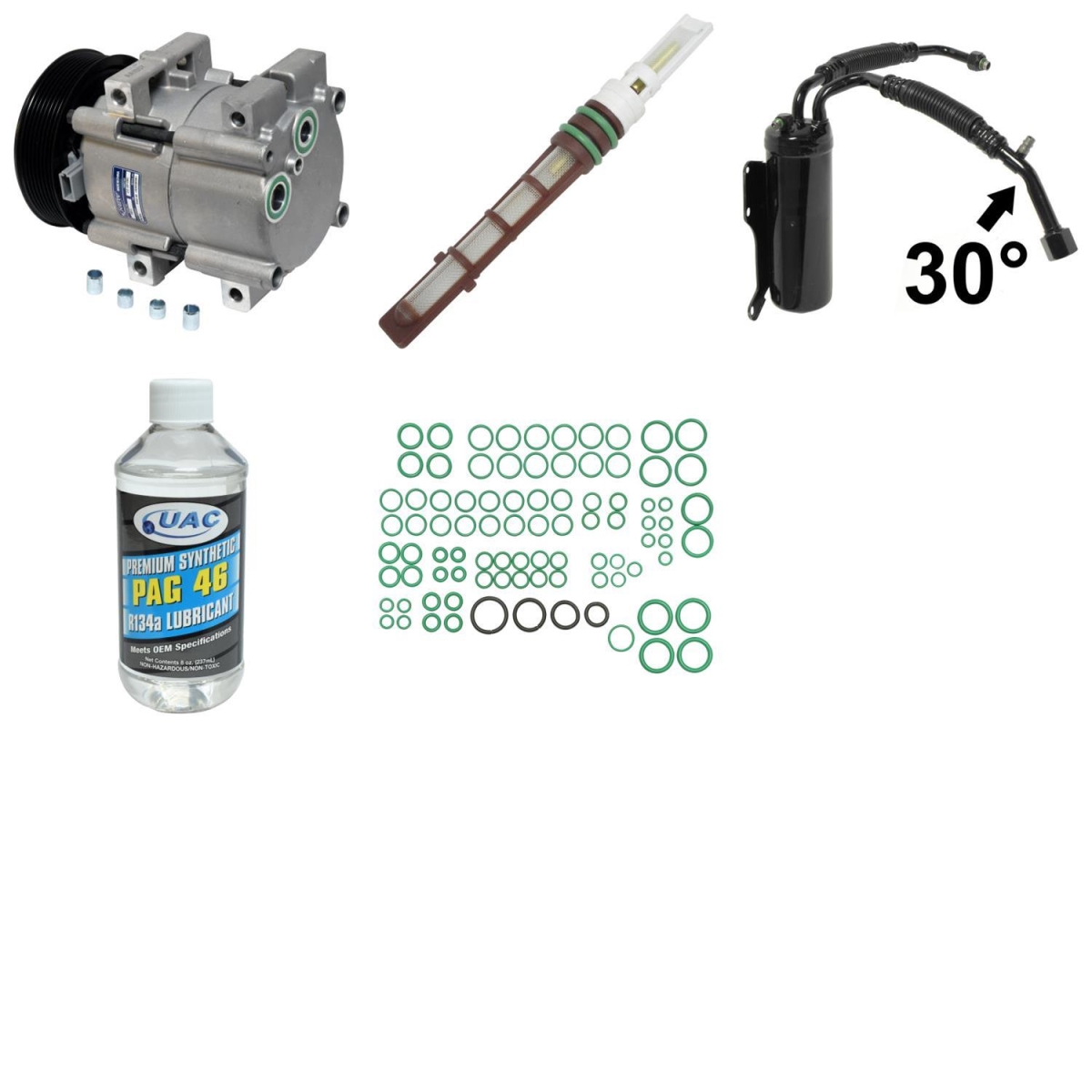 KT4124 Compressor & Component Kit for 1997 Ford E350 Econoline Club Wagon