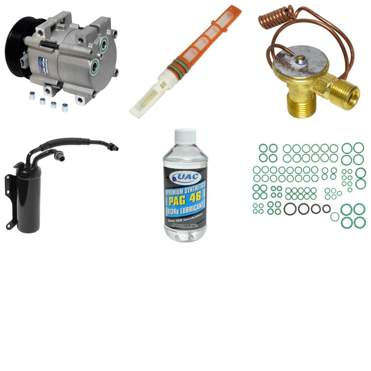 KT4135 Compressor & Component Kit for 1997 Ford E350 Econoline Club Wagon