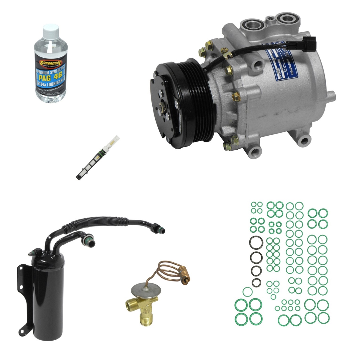 KT3959 Air Conditioners Compressor & Component Kit for 2003 Ford E-150