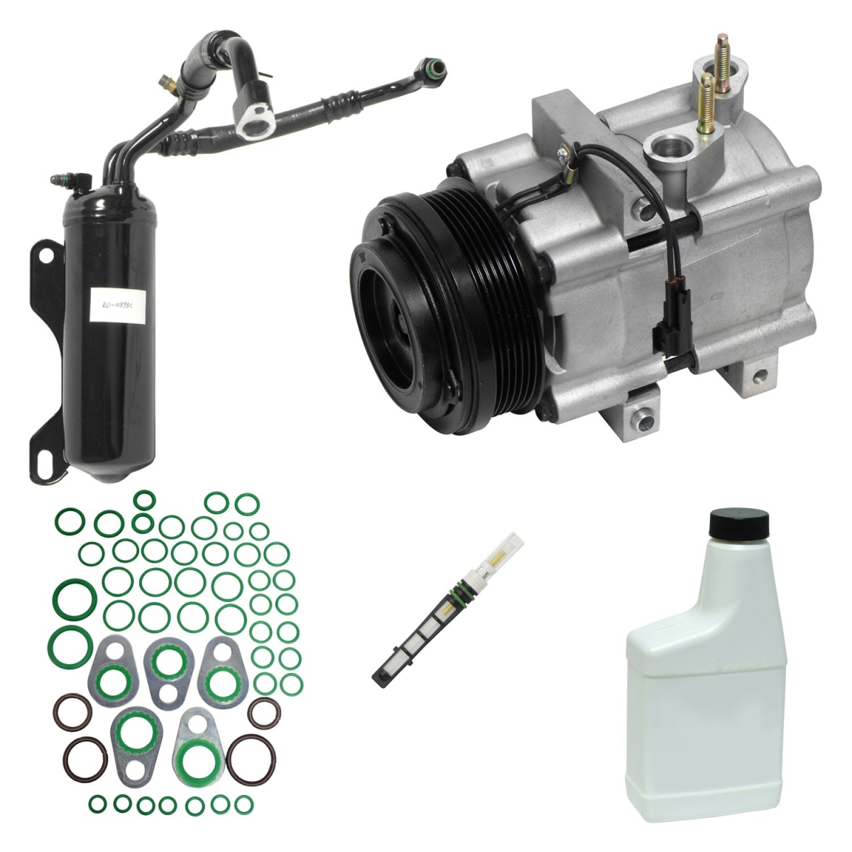 KT2212 Air Conditioners Compressor & Component Kit for 2008 Ford E-150