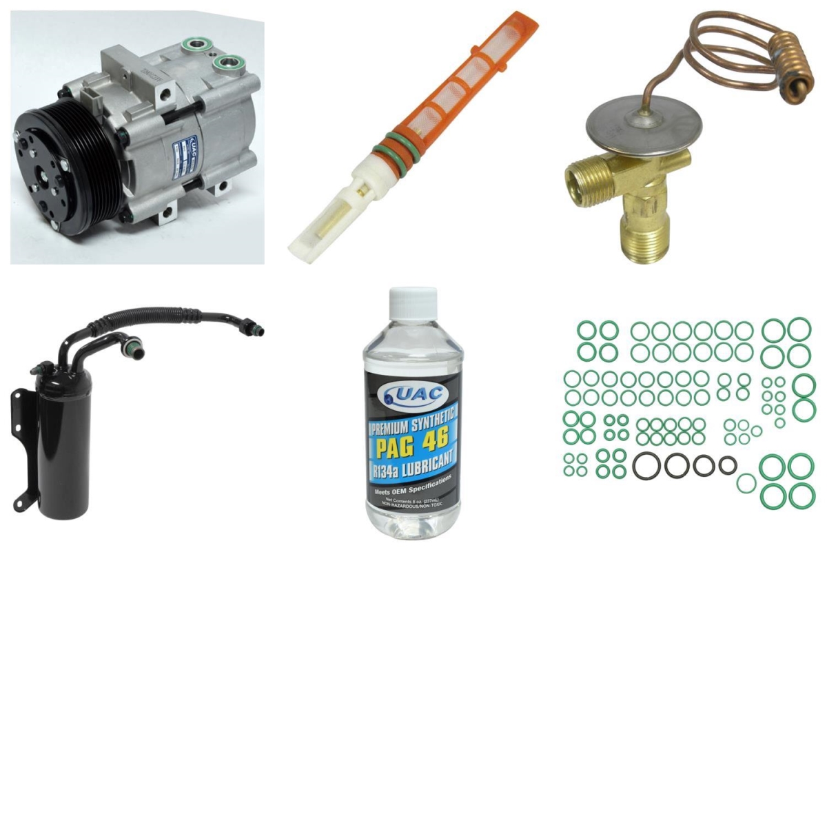 KT1563 Compressor & Component Kit for 1997-2001 Ford E150 Econoline