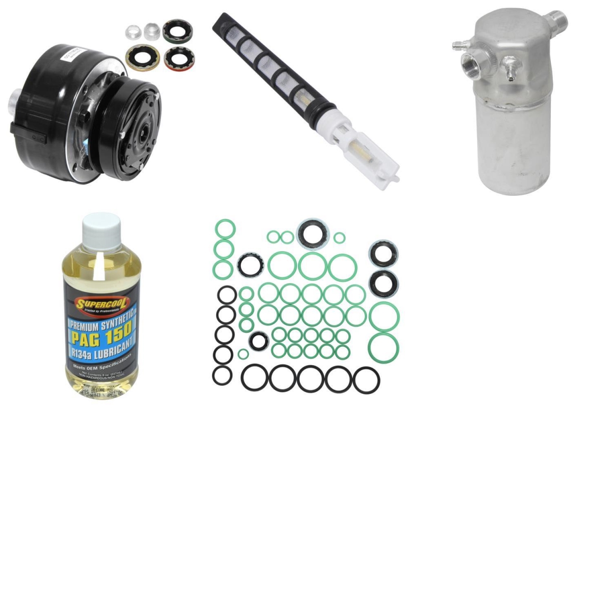 KT2808 Compressor & Component Kit for 1986-1988 Cadillac Commercial Chassis