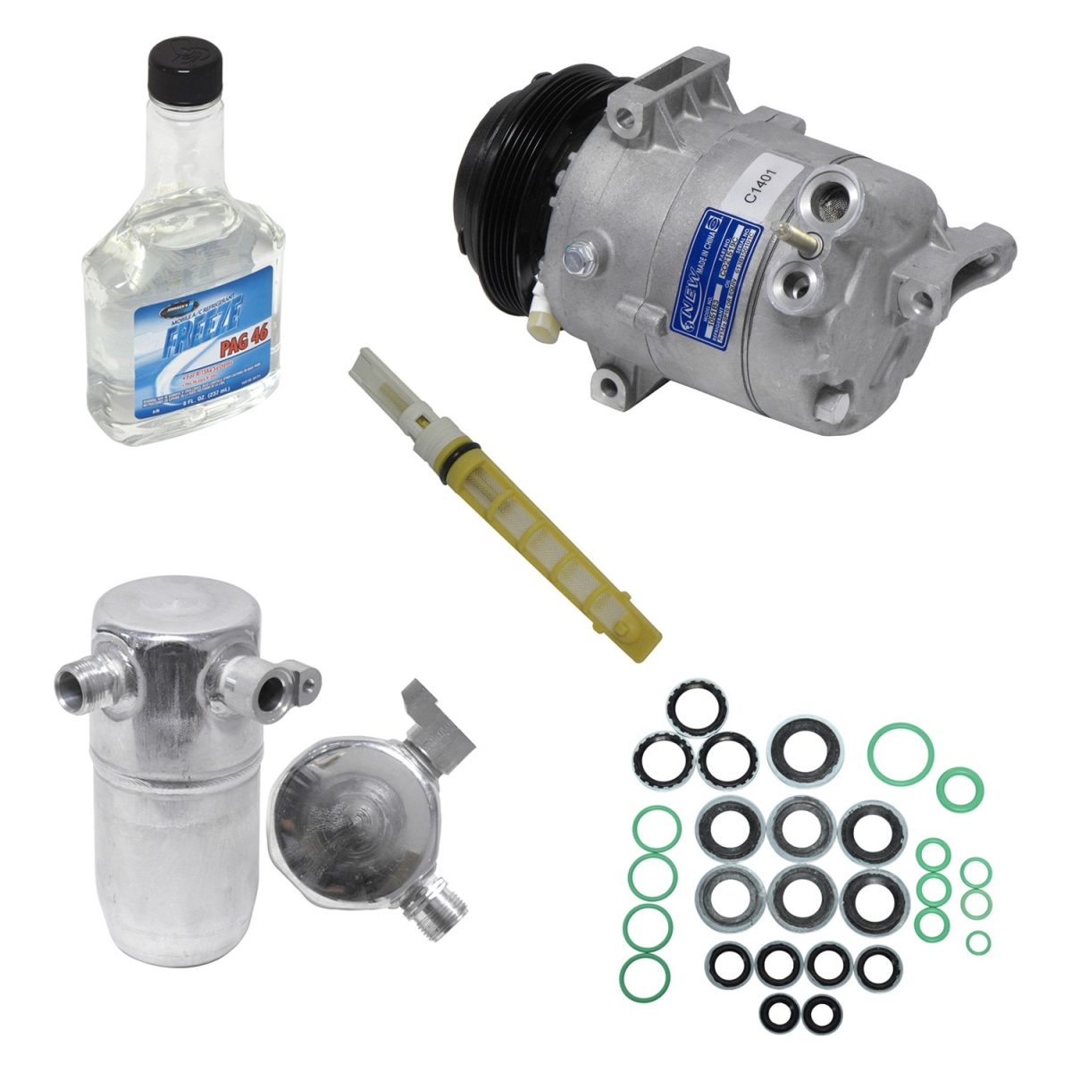 KT3782 Air Conditioners Compressor & Component Kit for 2002-2004 Pontiac Grand Am