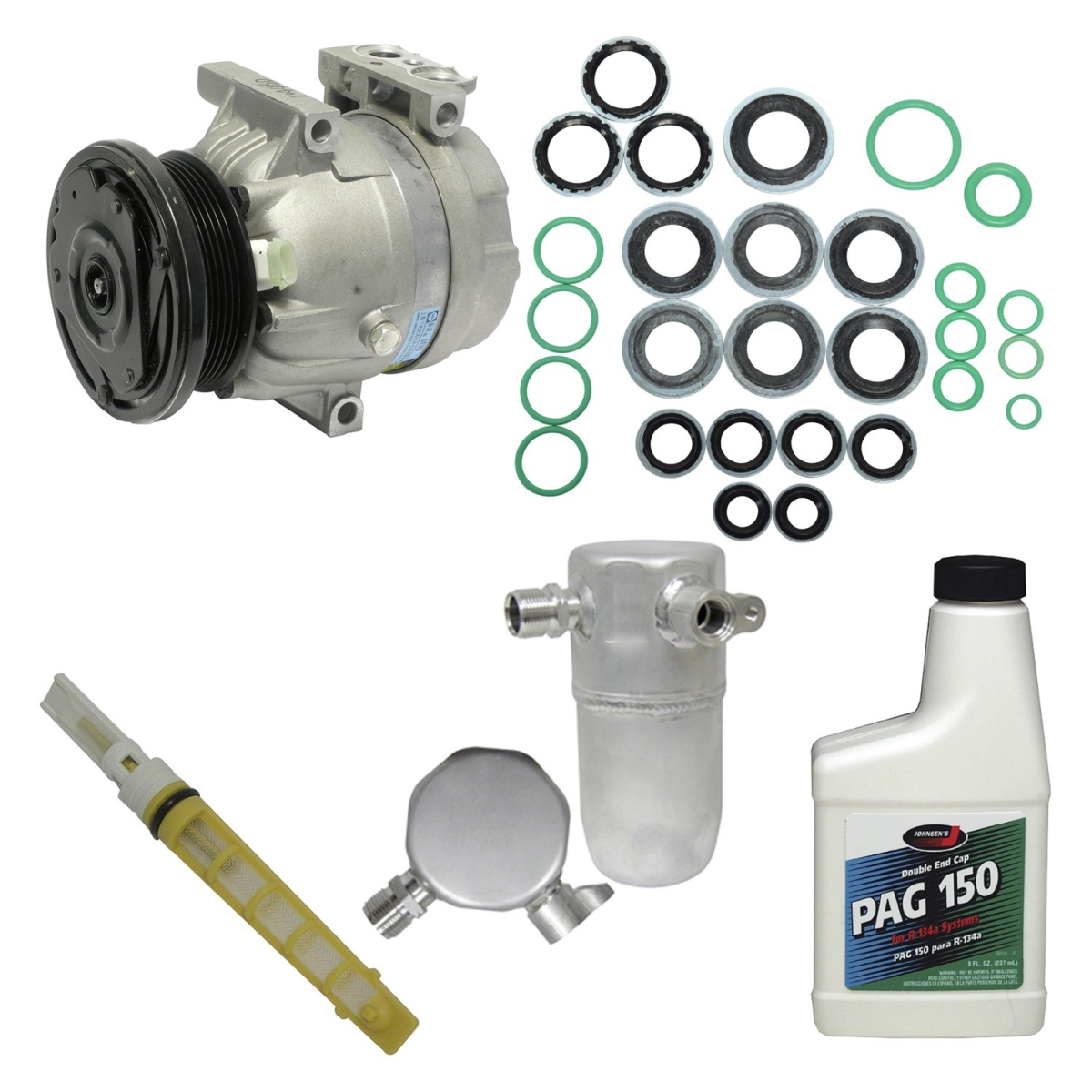 KT3694 Air Conditioners Compressor & Component Kit for 2000-2001 Pontiac Grand Am