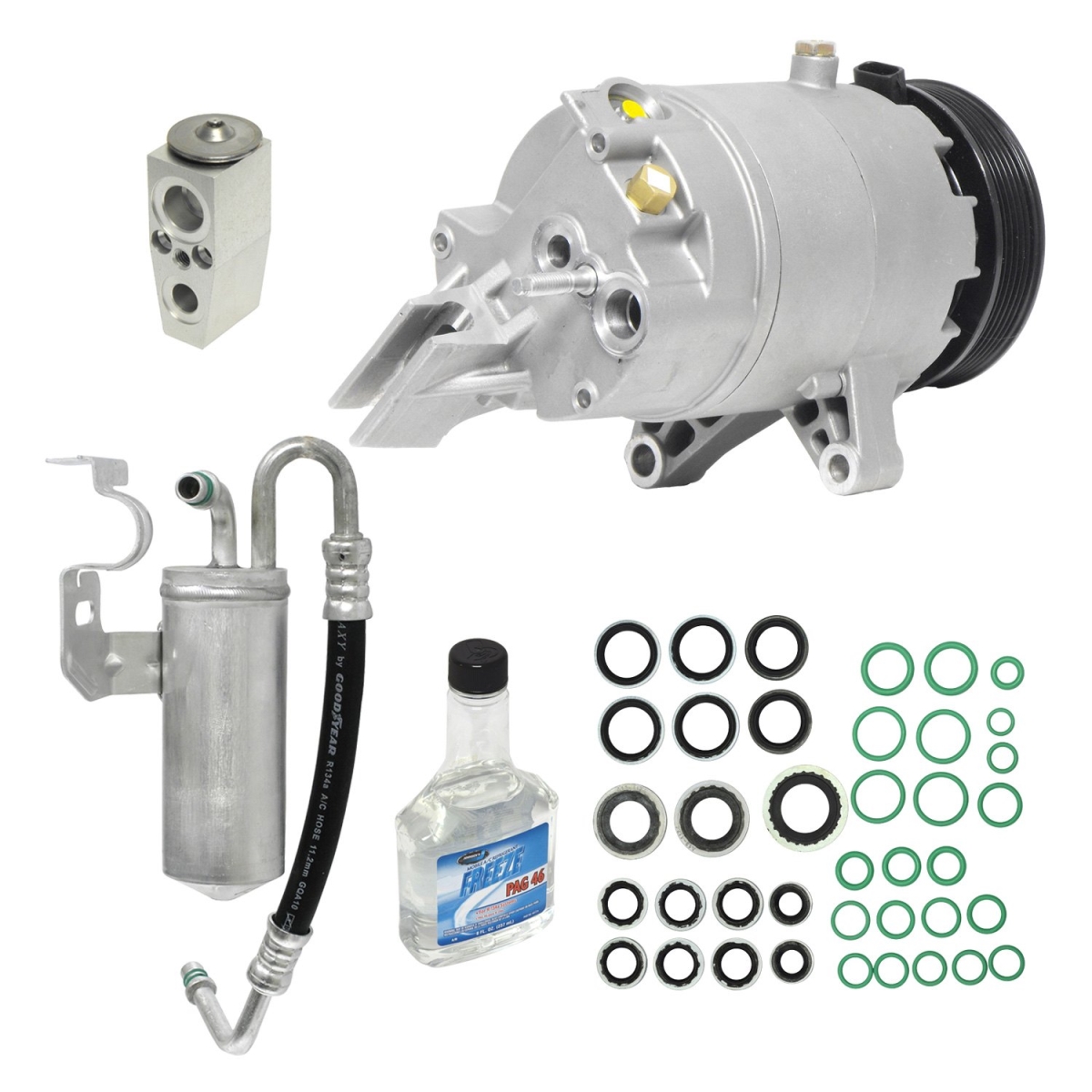 KT3778 Air Conditioners Compressor & Component Kit for 2004-2005 Chevrolet Impala