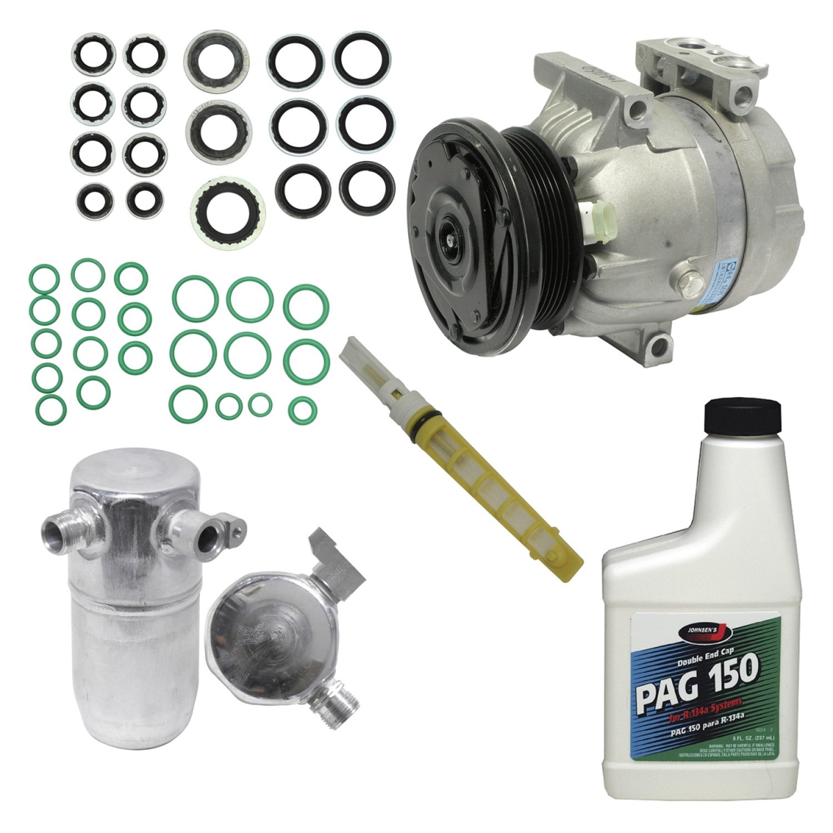 KT3690 Air Conditioners Compressor & Component Kit for 2002-2003 Chevrolet Malibu