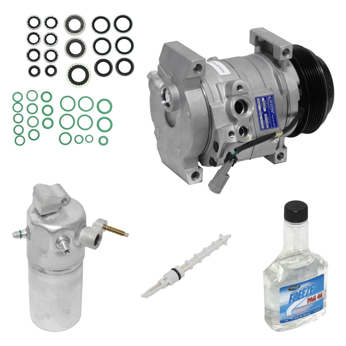 KT2228 Air Conditioners Compressor & Component Kit for 2003-2006 Chevrolet Express 1500