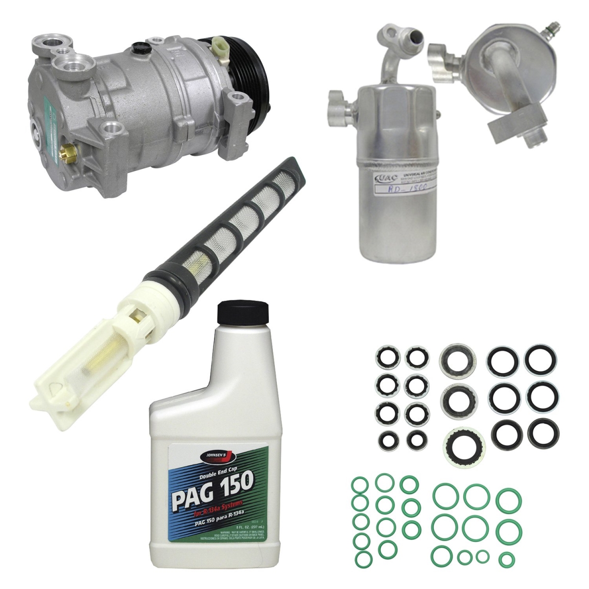 KT3219 Air Conditioners Compressor & Component Kit for 1999-2001 Chevrolet Silverado 1500