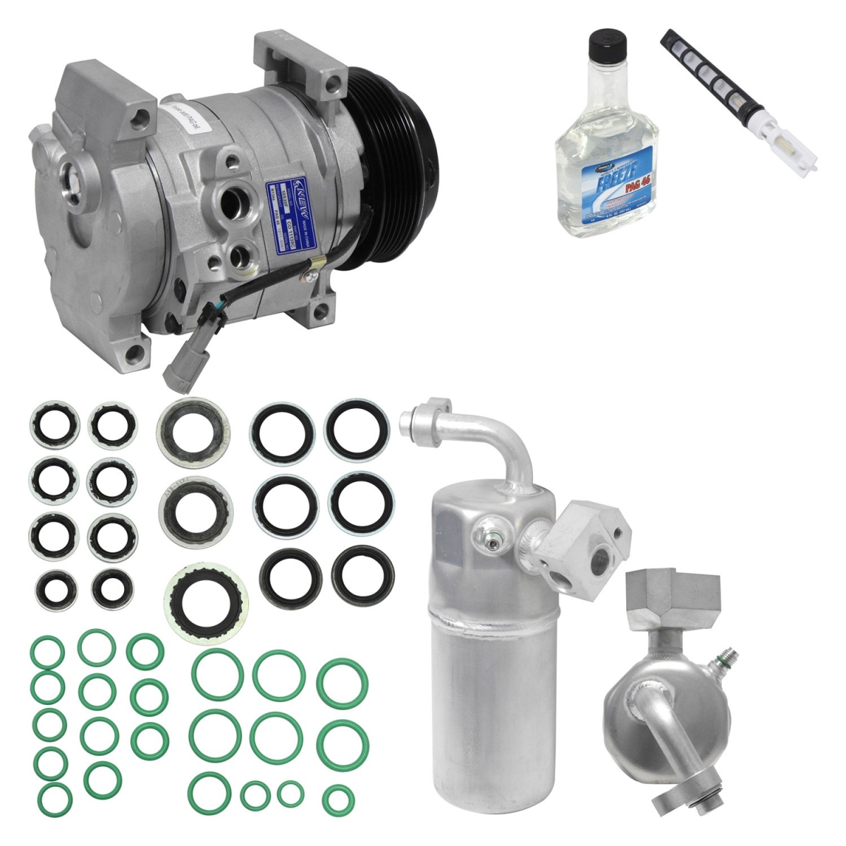 KT2221 Air Conditioners Compressor & Component Kit for 2002-2002 Chevrolet Silverado 3500 Base