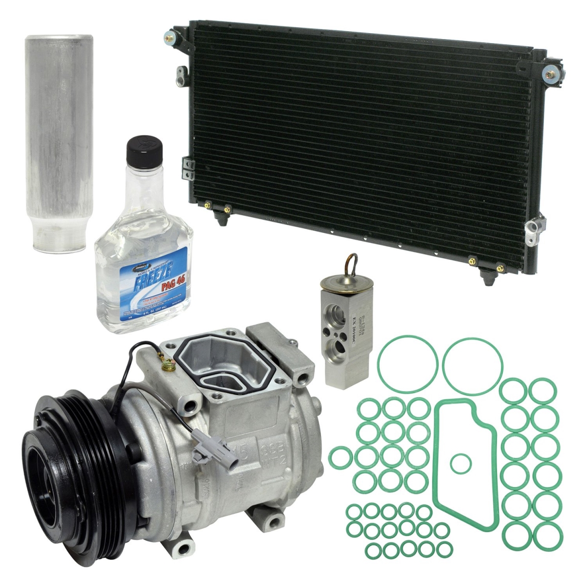 KT3926A Air Conditioners Compressor & Component Kit for 2000-2002 Toyota Tundra